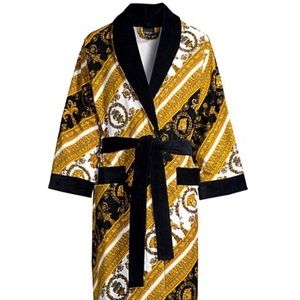 Versace Baroque Cotton Terry Bathrobe (new)